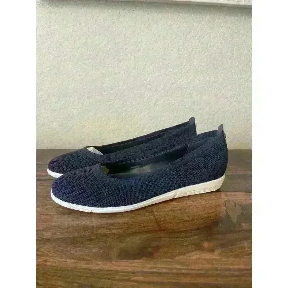 NEW IN BOX Bandolino Umma 2 Navy Blue Flats size 10 MSRP$80